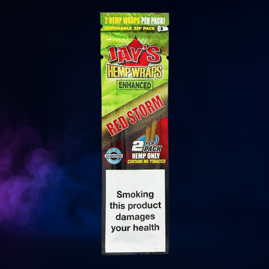 Juicy Jay’s Hemp Wraps Red Storm Cherry Pie Papiers à Rouler avec Infusion Terpènes x2