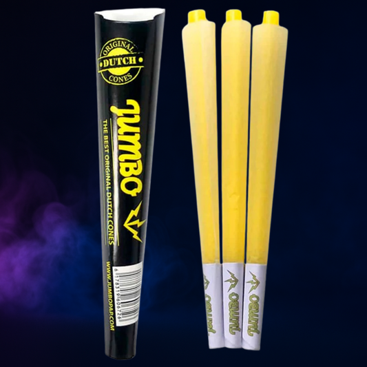 Jumbo King Size Cones Noir (x3)