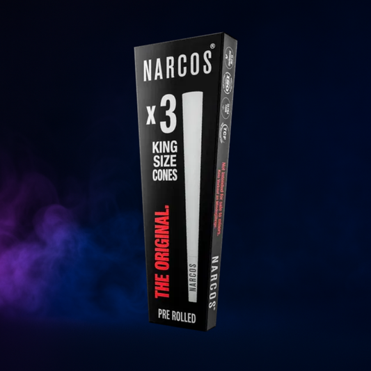 Narcos King Size Cones White Edition 109 mm