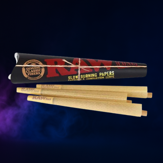 RAW Cônes Noirs King Size 3-Pack