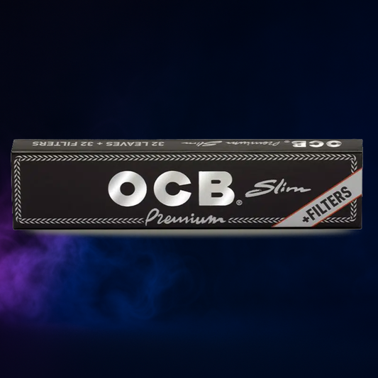 OCB Slim Premium + Tips — feuilles longues ultra-fines avec filtres intégrés