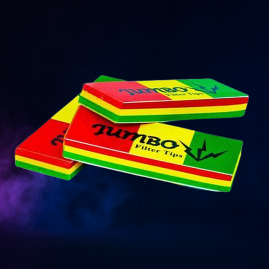 Filtres Carton Jumbo Rasta – Format Large, Design Rasta, Perforés