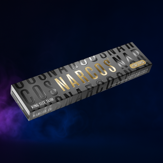 Papier à rouler Narcos Édition Marron – King Size Slim + tips