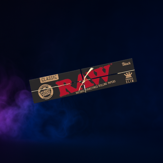 Feuilles à rouler RAW Black King Size Slim – Ultra fines non blanchies